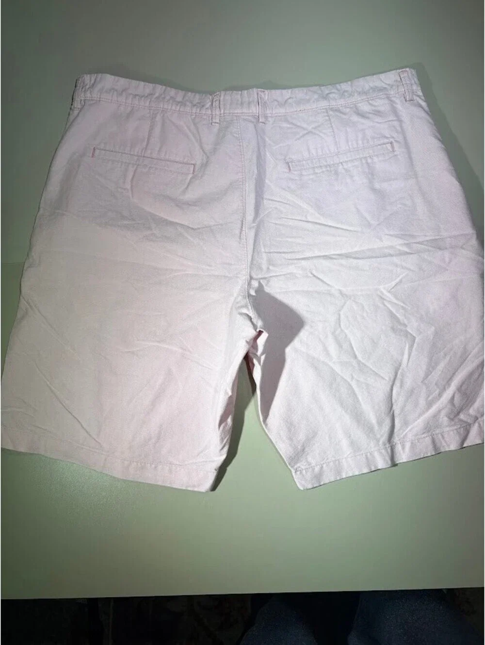 Merona Mens Chino Shorts Size 40 Pink Flat Front Cotton Casual Summer Preppy 9